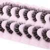Natural Cluster Lashes Extensions Wispy Natural Look False Eyelashes Individual