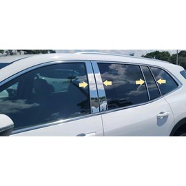 QAA part PP65532 is an 8 piece Stainless Steel Pillar Post Trim that is compatible with Buick Enclave 2025
