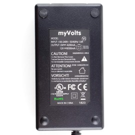 MyVolts 12 V / 5 V Power Supply / Charger for LaCie 710200 Mains Adaptor 4-Pin Plug - EU Plug