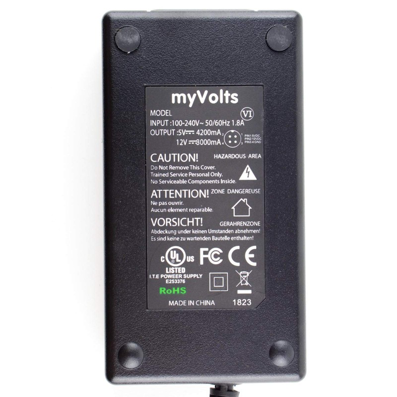 MyVolts 12 V / 5 V Power Supply / Charger