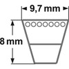 Concar Loose Multi-V Flankenoffen Formgezahnt XPZ 1487 LW AVX 10