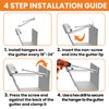 14-Pack 5 Inch Quick Screw Gutter Hangers for 5" K-Style