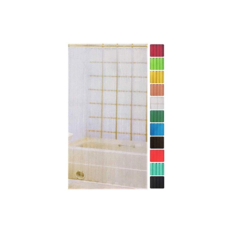 Better Home Deluxe Heavy Weight Shower Curtain Liner (Frosted Clear)