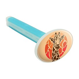 Giraffe Orange Circle Car Air Freshener Vent Clip