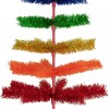 Lee Display 48in Rainbow Layered Tinsel Christmas Tree, 4 Foot