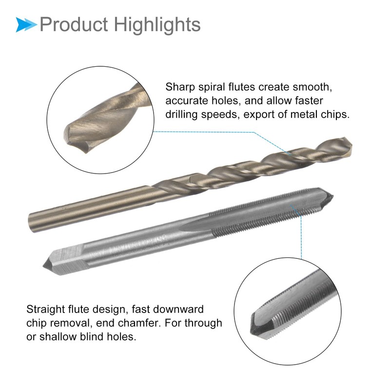 CoCud Tap and Drill Bit Set M6 x 0.5 Tap