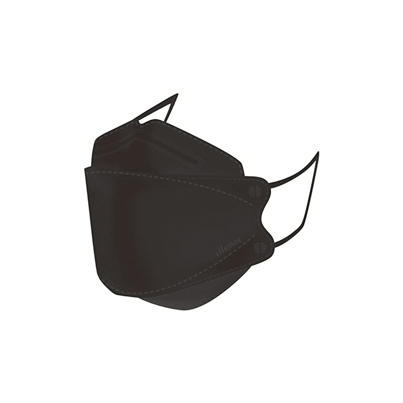 エルモア 肌ともマスク Vivid Animal ブラック 24枚