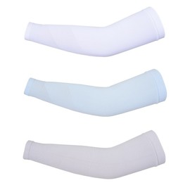 UV Protection Seamless Cooling Functional Yarn Arm Sleeves SN2205-0061 Light Pink/FREE 2ea