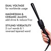 Ion Interchangeable Clipless Curl Wand Trio