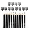 Professional Pencils, Pack of 12, Drawing Pencils, Sketching Pencils, Graphite