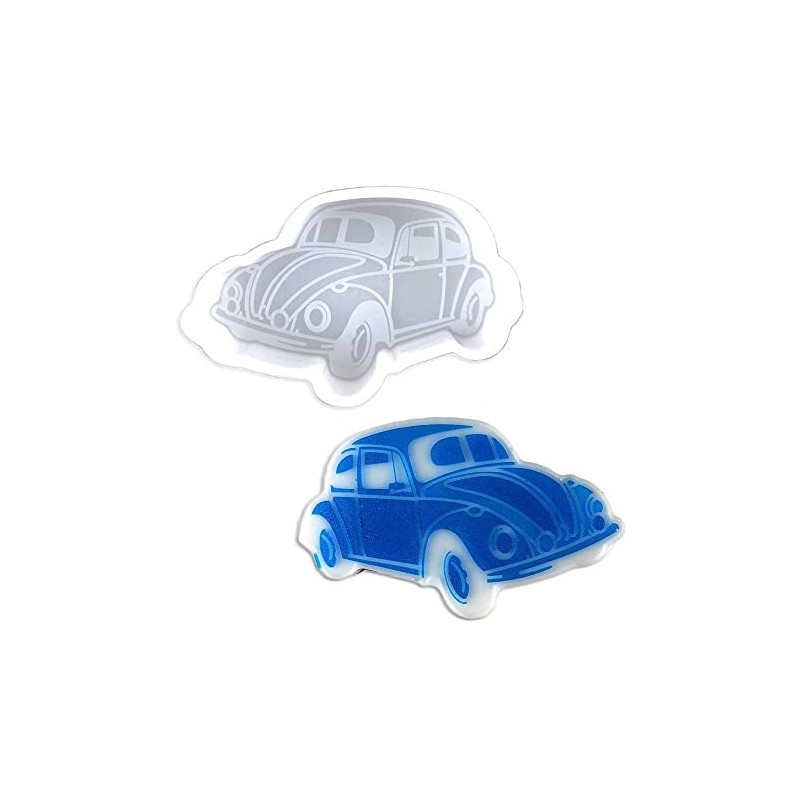 Duawenki Beetle Shape Car Freshie Silicone Mold for Making Soap