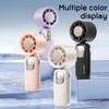 Portable Ice Cooling Handheld Fan – 4000mAh Rechargeable, Foldable Fan