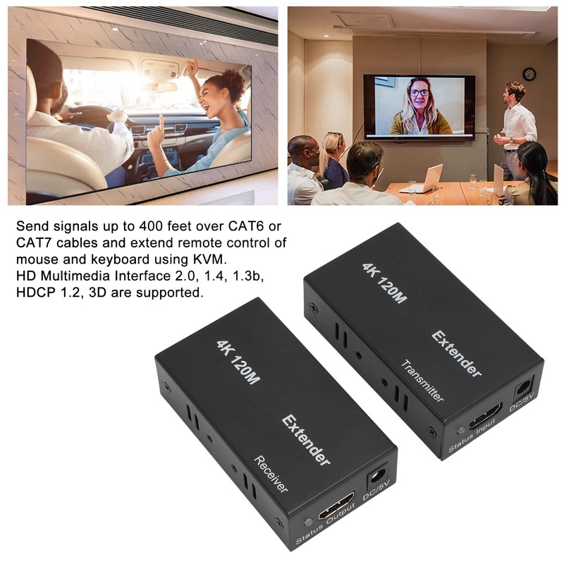 HD Multimedia Interface Network Extender 4K At 30hz Network Extension