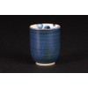 Hasamiyaki 73035 Yunomi Cup Hyottoko Pattern, Blue