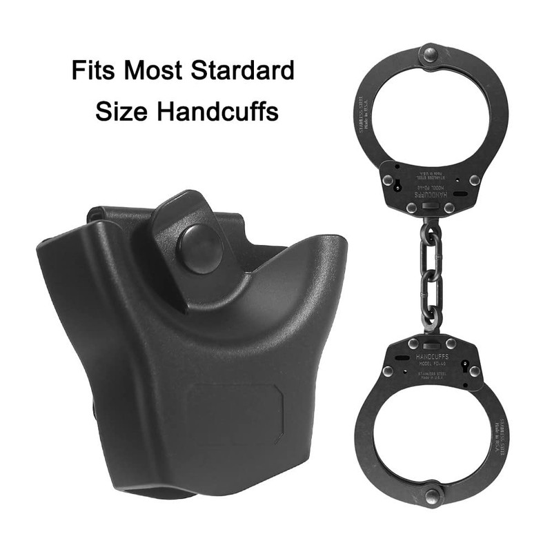 Handcuff Case, Tactical Handcuff Holder Portable Open Top Handcuff Belt