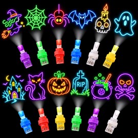 12 Pcs Halloween Finger Lights, Halloween Trick Or Treat Goodie Bag Fillers