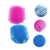 Healeved 2pcs Double-sided Massage Pvc Bath Accessories for Convenient Massage