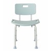 Medline Shower Chair Bath Bench with Back, Supports up to