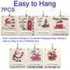 FeBohao 7 Pcs Christmas Tree Decorations Money Holders for Cash