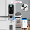 Xenocam Smart Door Lock with Handle,Keyless Entry,8-in-1 Fingerprint Door Lock