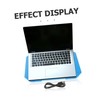 TEHAUX Adjustable Laptop Cooling Pad with Silent Fans Ergonomic Portable