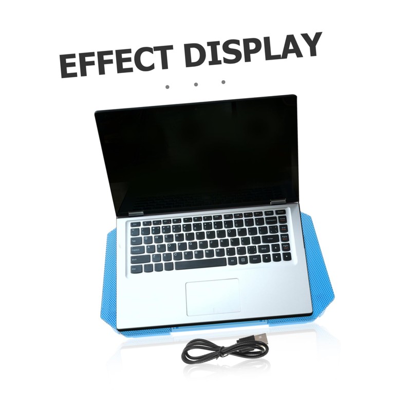 TEHAUX Adjustable Laptop Cooling Pad with Silent Fans Ergonomic Portable