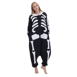 SAMGU Adult Pyjamas, Cosplay, Animal Onesie, Body, Sleepwear, Animal Jumpsuit, black