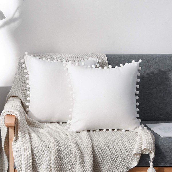 CAWANFLY Set of 2 Decorative Throw Pillow Covers with Cute