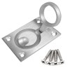 Mesee 2 Packs Flush Ring Pull Handle with Mount Screws