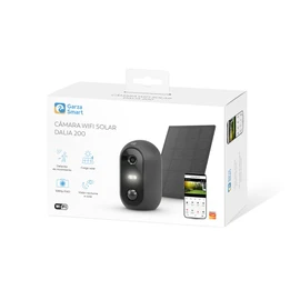 Garza - Wireless Solar Security Camera 1080p (HD) with Motion Sensor, Colour Night Vision, IP Wifi (2.4 Ghz), Remote Control via App
