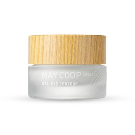 MAY COOP Contorno De Ojos Crudo - Crema Coreana Para El Contorno De Ojos Con Extracto De Arce Azucarero Al 50% Y Péptidos De Adenosina - Hidratante, Reafirmante Y Humectante Para Piel Sensible, 0.67