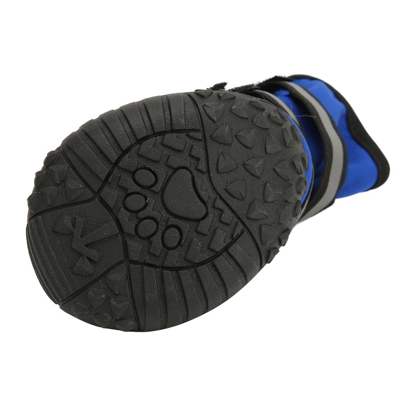 4Pcs Dog Boots Waterproof Prevent Slipping Reflective Large Dog Winter