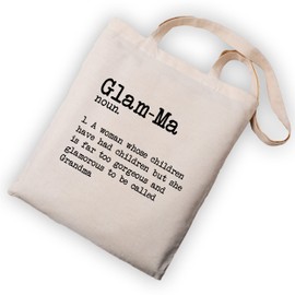 Glam-Ma Dictionary Definition Tote Bag - Grandma Tote Bag - Glam Grandma Bag
