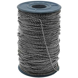Sabrina Silver Stainless Steel Bead Ball Chain 1.5 mm 100 Yard Spool