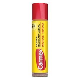 Carmex, Bálsamo Labial Hidratante Classic en Barra, para Labios secos y Agrietados, Protege y Suaviza, con Protección Solar FPS 15, 4.25 gr