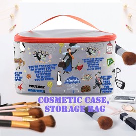 JYTAPP Mary Movie Characters Cosmetic Organizer Bag Mary Fans Gift Umbrella Zipper Bag Mary Musical Lover Gift (cosmetic organizer bag)