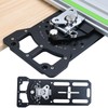 Adjustable Track Saw Square, Compact Multi-Angle Cutting Guide with 11