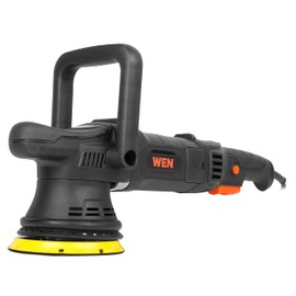 WEN Dual Action Polisher, 5-Inch Professional Grade, 8-Amp with Paddle Switch, 15mm Throw and LED Display (AA6158)