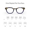 eyebobs Waylaid Wide Premium Unisex Reading Glasses, Black & Demi