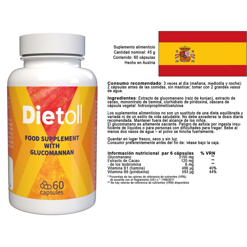 Dietoll - 60 capsules