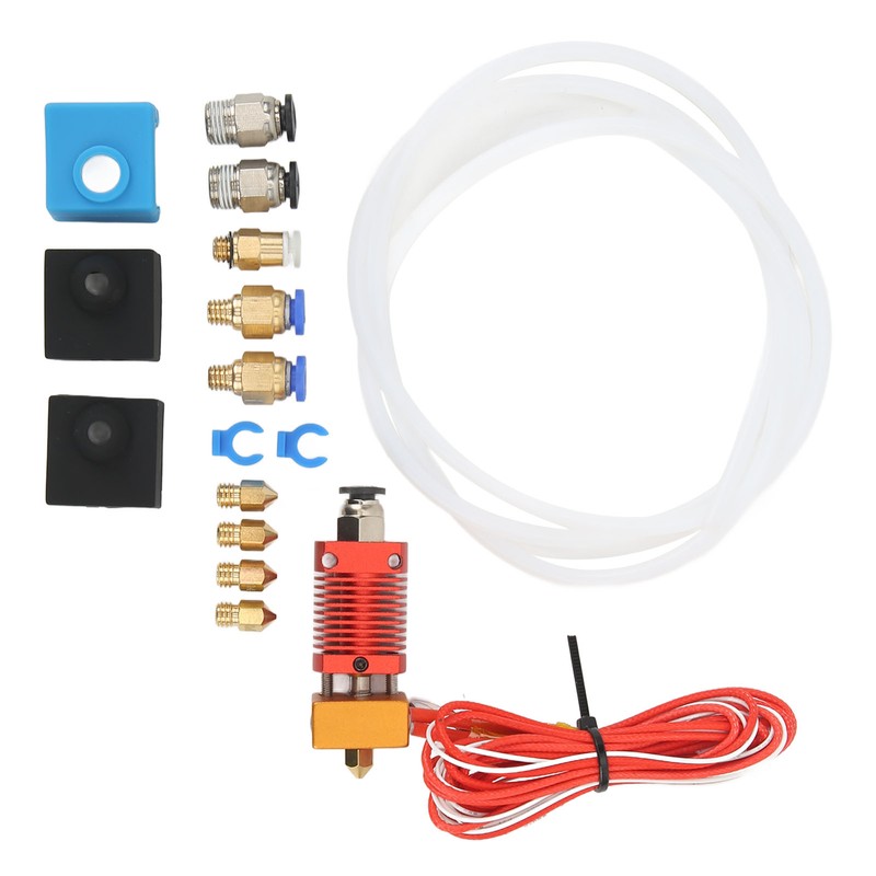 Assembled Hotend Kit for Ender 3 with Pneumatic Fittings Thermistor