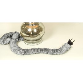 Steel Silk Lamp Cord Cover 9 ft long 100% REAL SILK