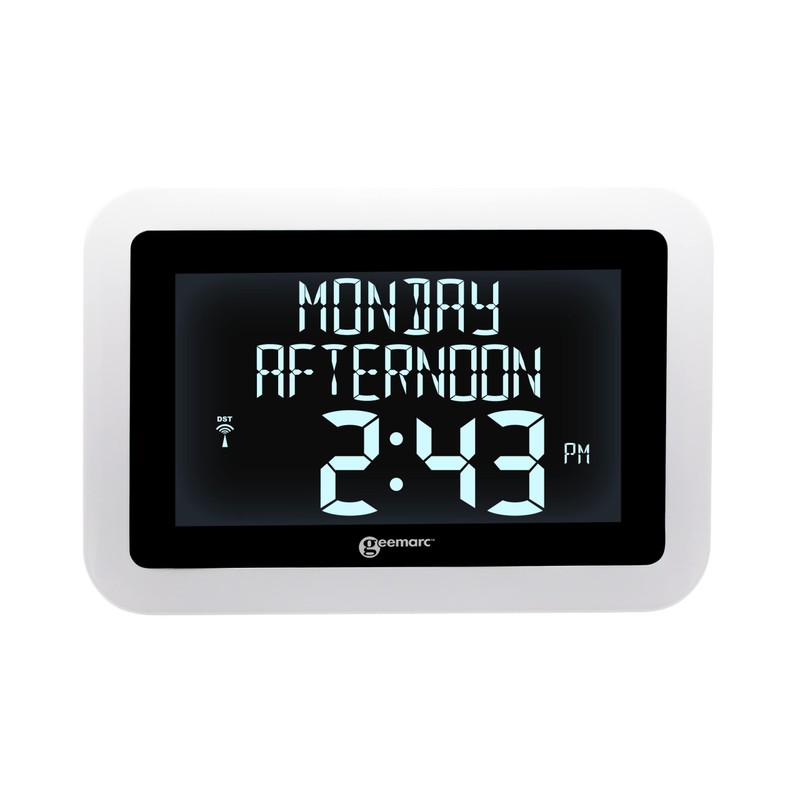 Geemarc VISO15_WH_VDE radio-controlled clock White