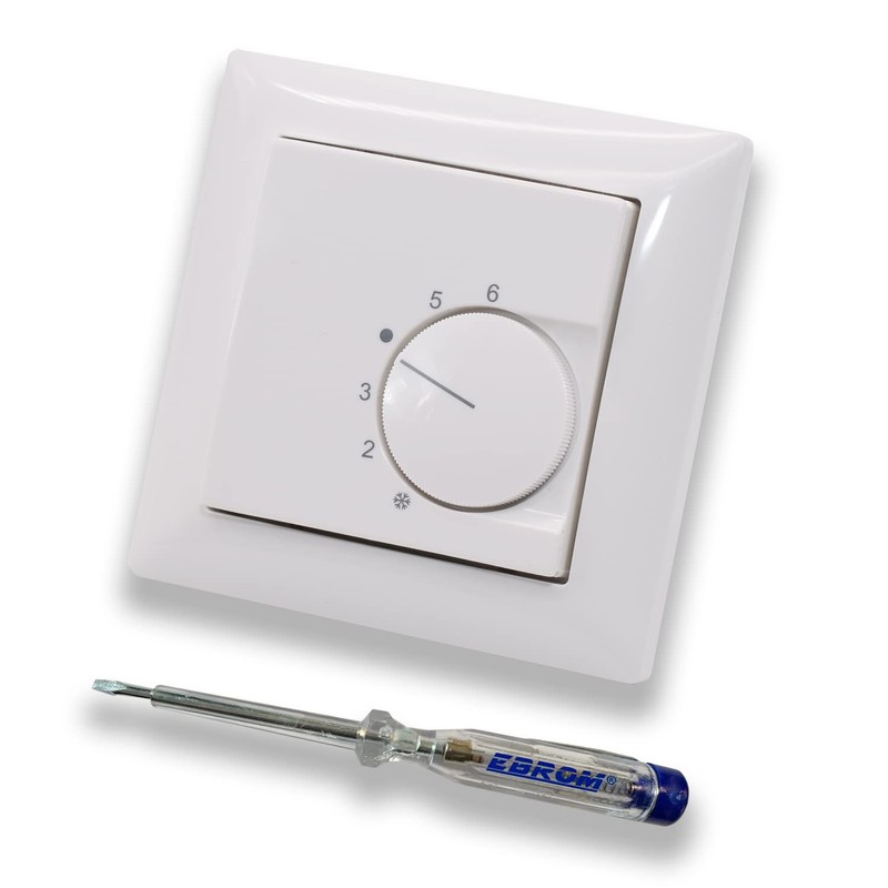 Halmburger UP Room Thermostat Room Temperature Controller RTR-5510rg in Busch