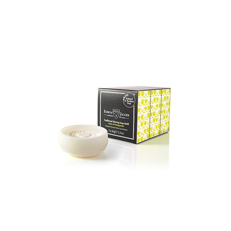 Edwin Jagger Traditional Shaving Soap Limes and Pomegranate 65g 3