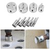 10PCS Diamond Drill Bit Diamond Hole Saw for Glass Tile