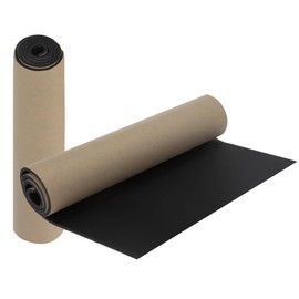 DUPDMKIN Foam Padding 1/8 inch Thick 2 Pack Neoprene Foam Rubber Padding with Backing Ideal for DIY Projects, Gaskets, Soundproofing, Crafts (1/8" Thick × 12" Wide × 24" Long)