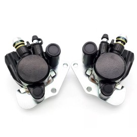 CMB Front Left Righ Brake Calipers Sintered Pads KAWASAKI PRAIRIE KVF300 1999-2002