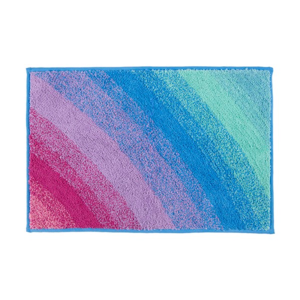 Allure Home Creation Tie Dye Sky Bath Rug 20"x30" Oblong