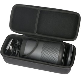 khanka Hard Travel Case Replacement for Bose SoundLink Revolve+ / Revolve+ (Series II) Portable and Long-Lasting Bluetooth 360 Speaker, Fits Charging Accessories,Case Only